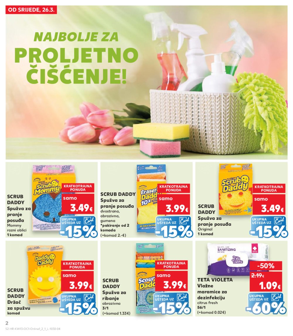 Kaufland katalog Kaufland Marke 26.03.-01.04.2025. Odabrane poslovnice
