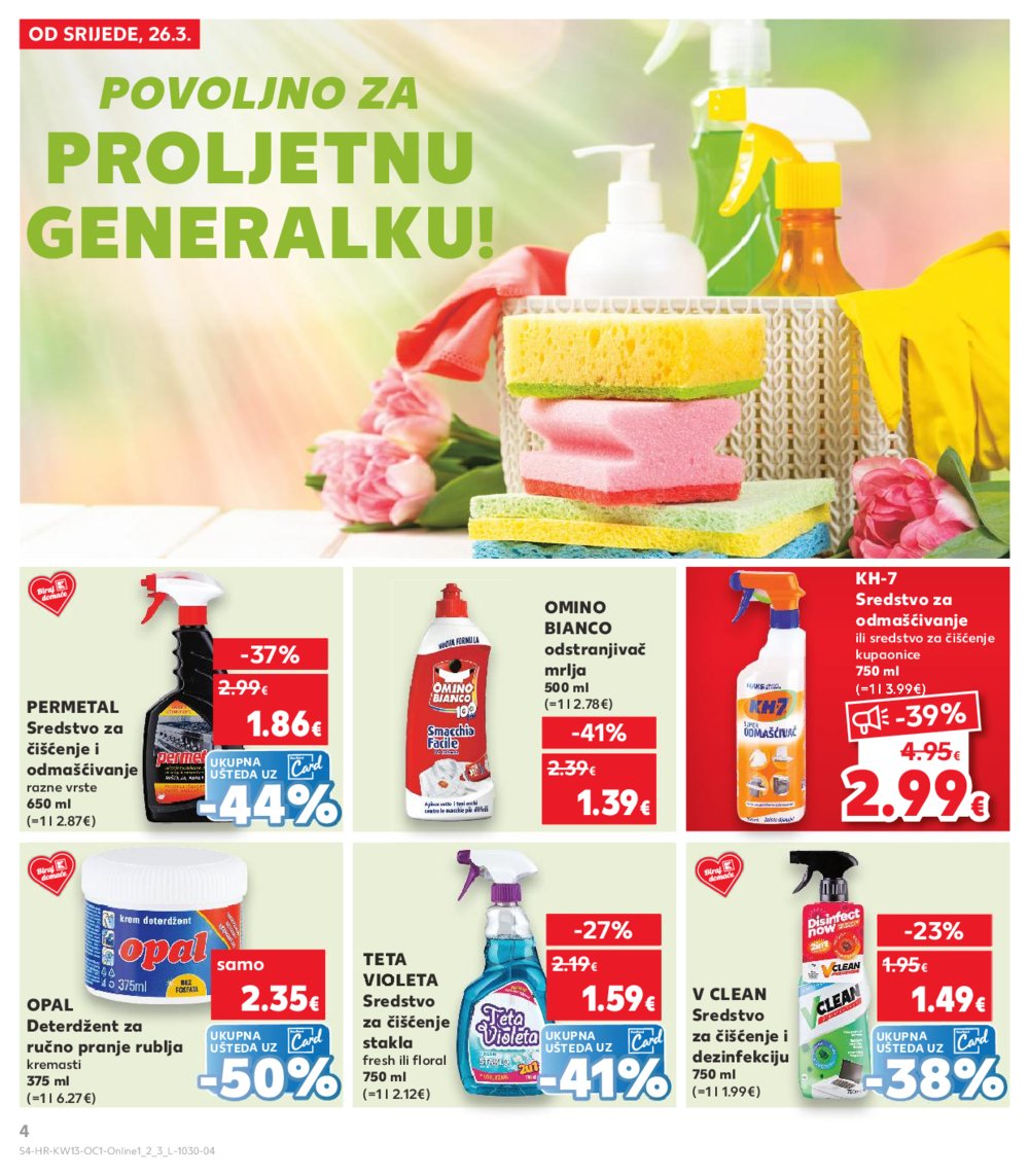Kaufland katalog Kaufland Marke 26.03.-01.04.2025. Odabrane poslovnice