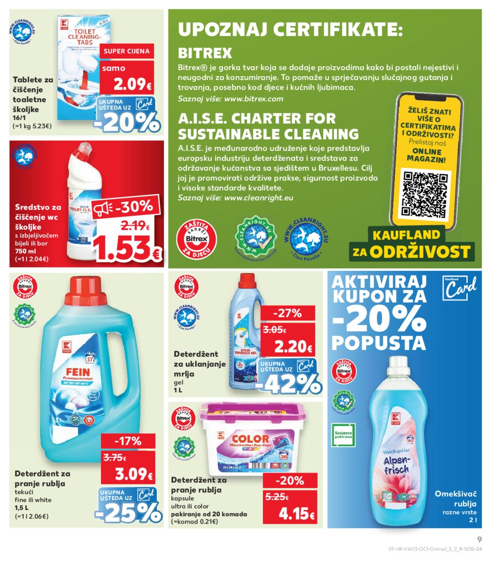 Kaufland katalog Kaufland Marke 26.03.-01.04.2025. Odabrane poslovnice
