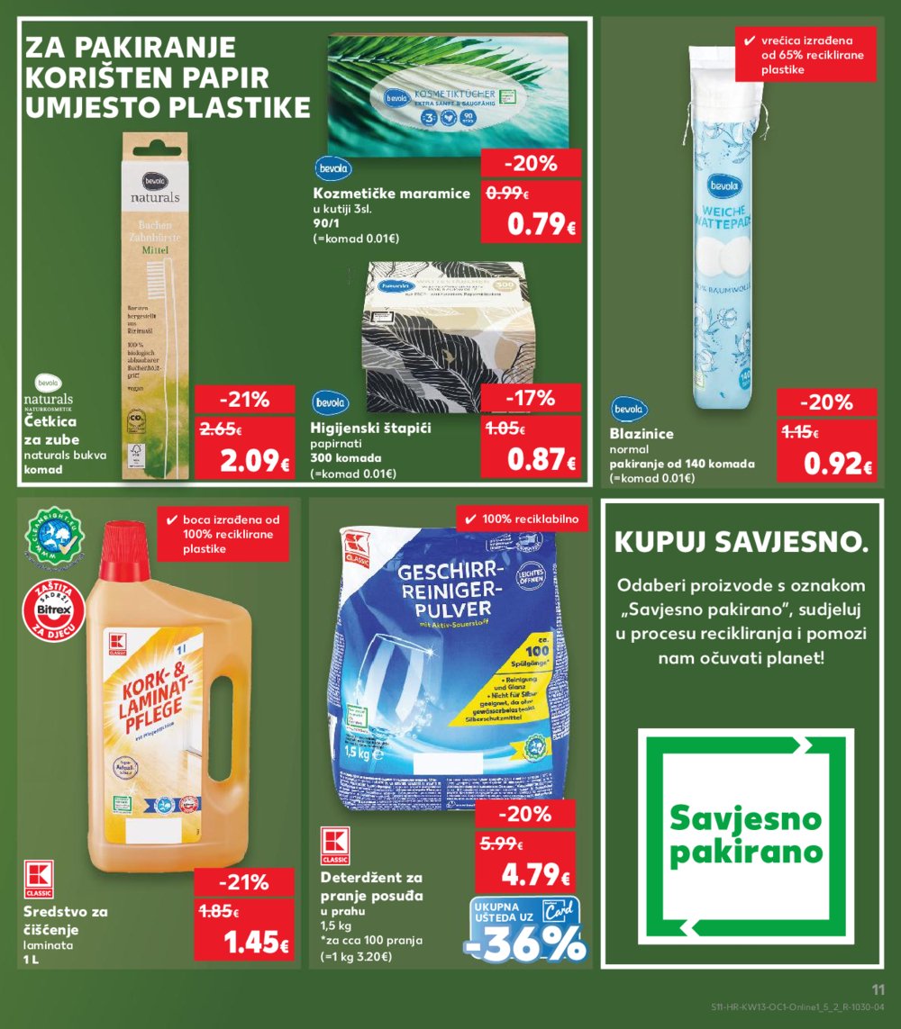 Kaufland katalog Kaufland Marke 26.03.-01.04.2025. Odabrane poslovnice