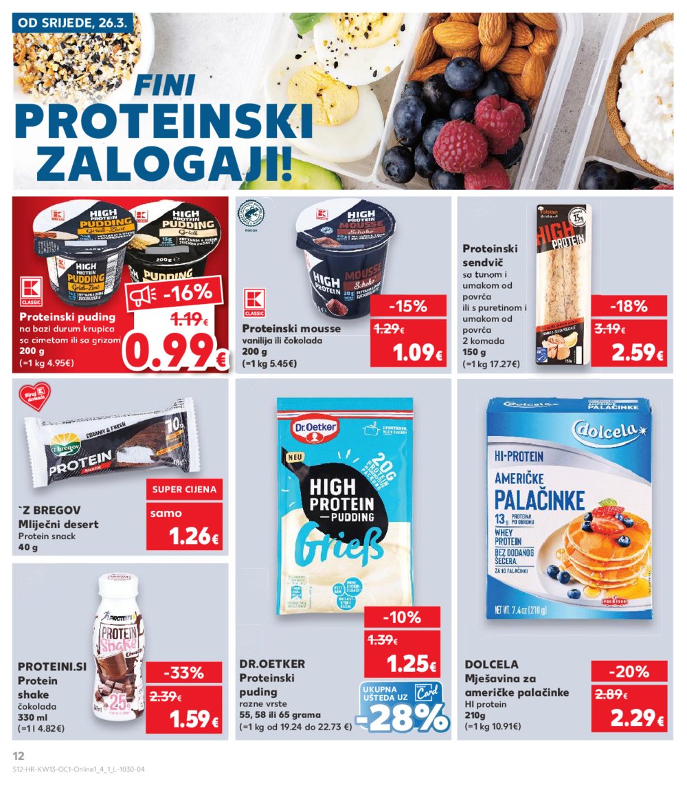 Kaufland katalog Kaufland Marke 26.03.-01.04.2025. Odabrane poslovnice
