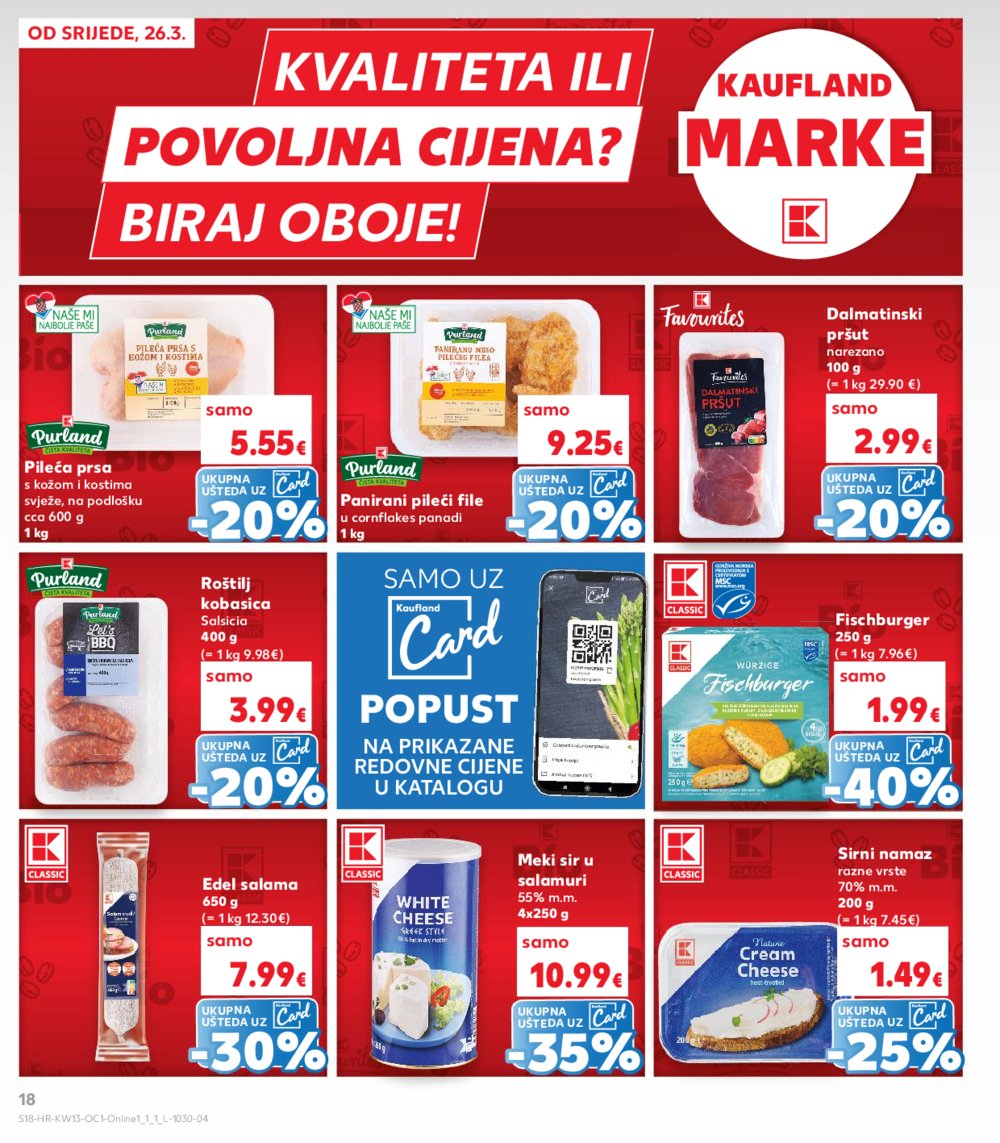 Kaufland katalog Kaufland Marke 26.03.-01.04.2025. Odabrane poslovnice