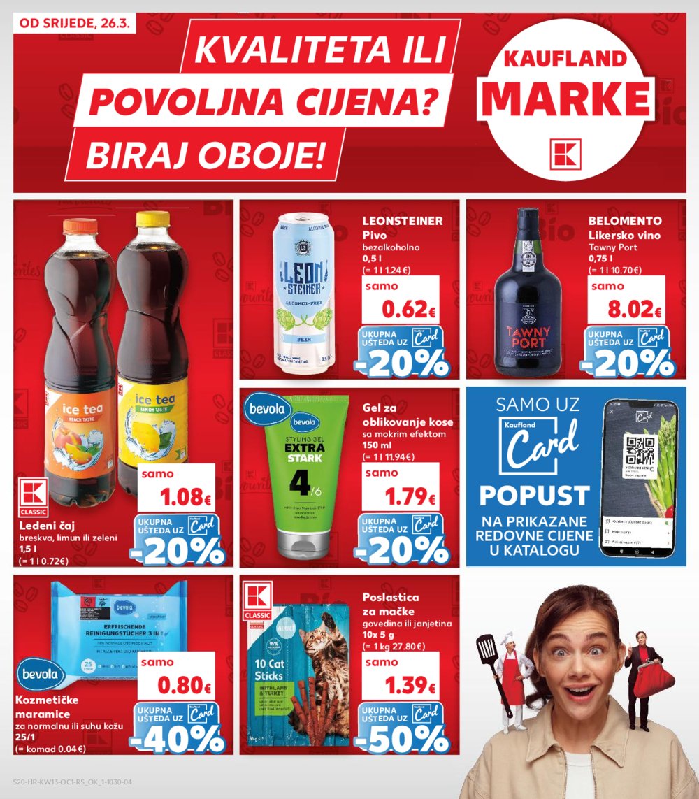 Kaufland katalog Kaufland Marke 26.03.-01.04.2025. Odabrane poslovnice