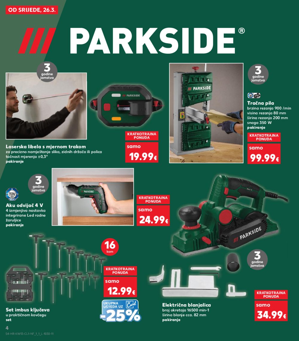 Kaufland katalog Neprehrambenih proizvoda 26.03.-01.04.2025. Odabrane poslovnice