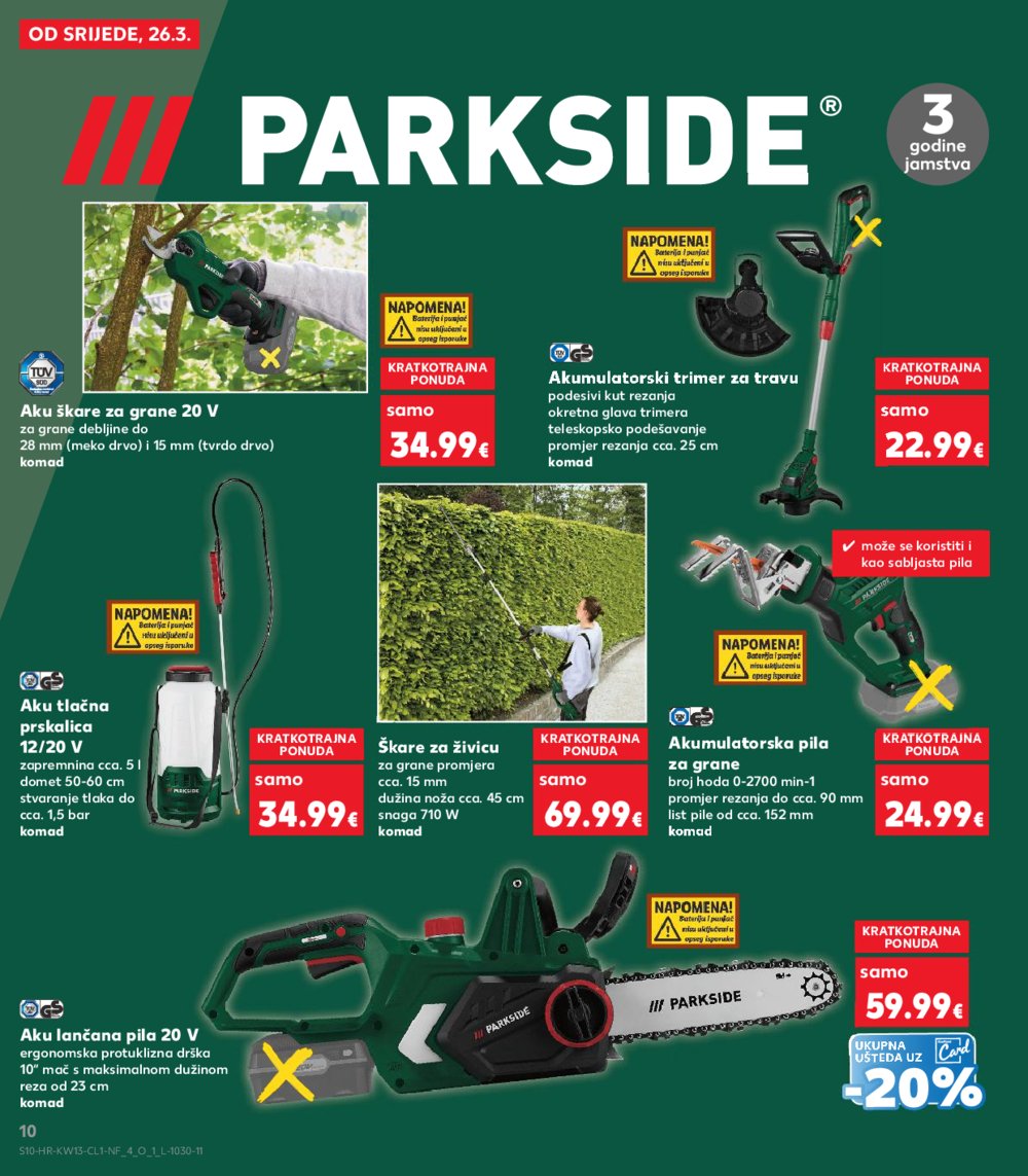 Kaufland katalog Neprehrambenih proizvoda 26.03.-01.04.2025. Odabrane poslovnice