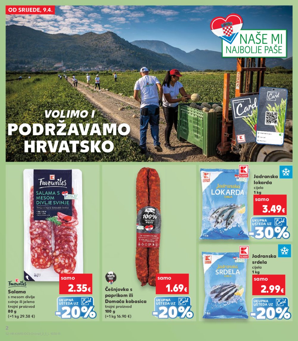 Kaufland katalog Kaufland Marke 09.04.-15.04.2025. Odabrane poslovnice