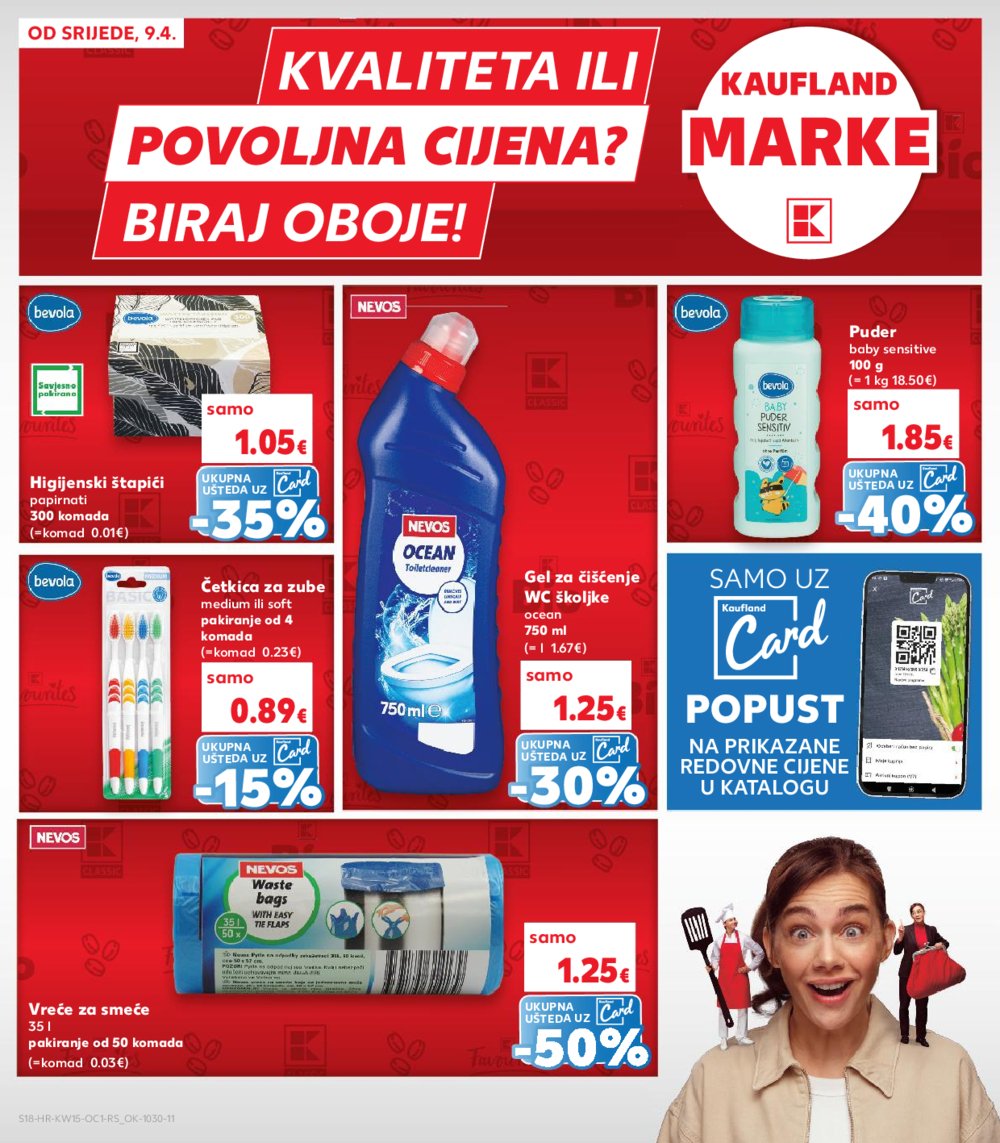 Kaufland katalog Kaufland Marke 09.04.-15.04.2025. Odabrane poslovnice
