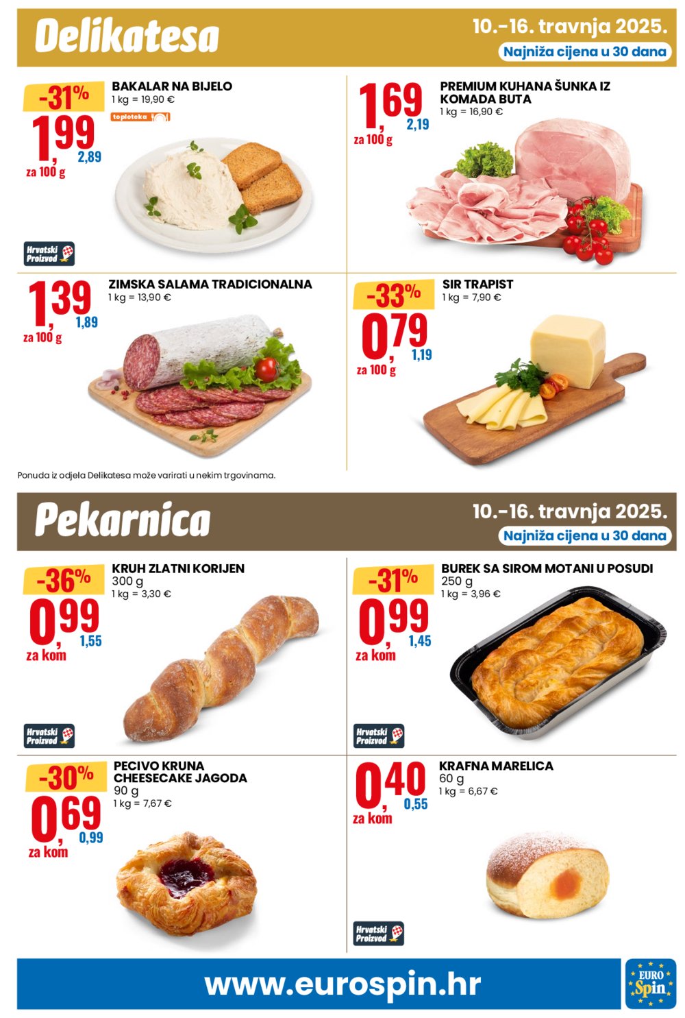 Eurospin katalog Akcija 10.04.-16.04.2025.