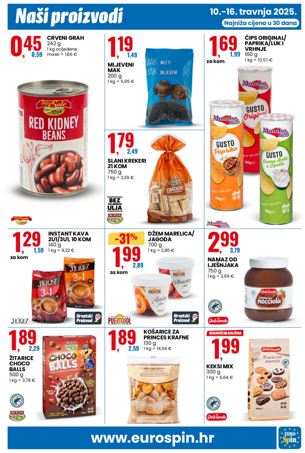 Eurospin katalog Akcija 10.04.-16.04.2025.