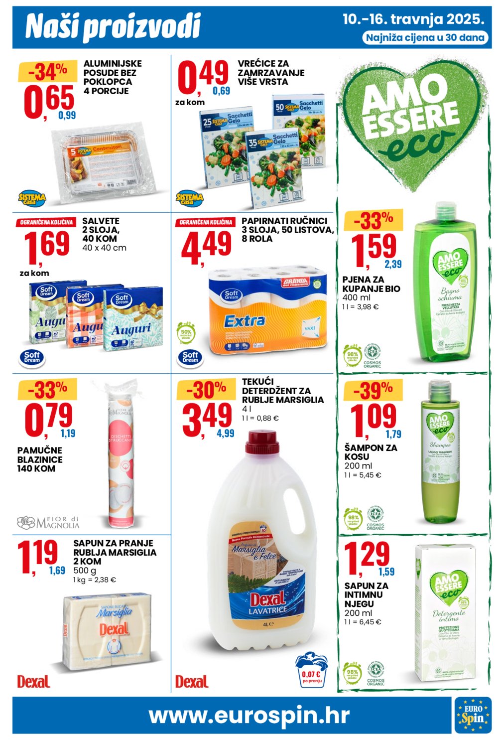 Eurospin katalog Akcija 10.04.-16.04.2025.