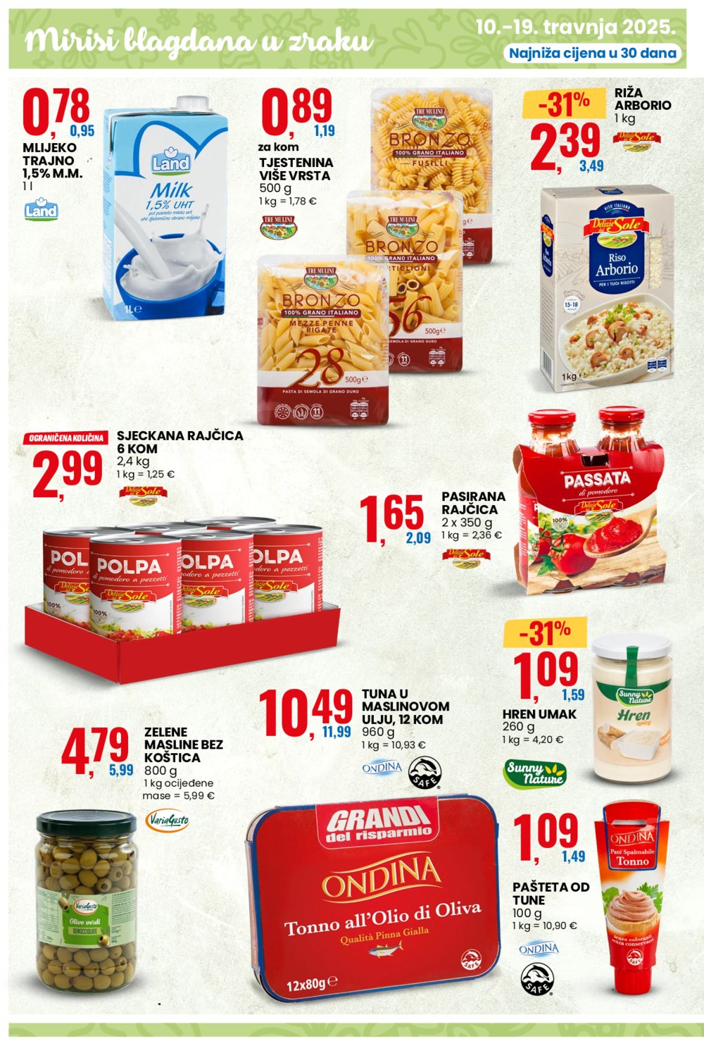 Eurospin katalog Akcija 10.04.-16.04.2025.