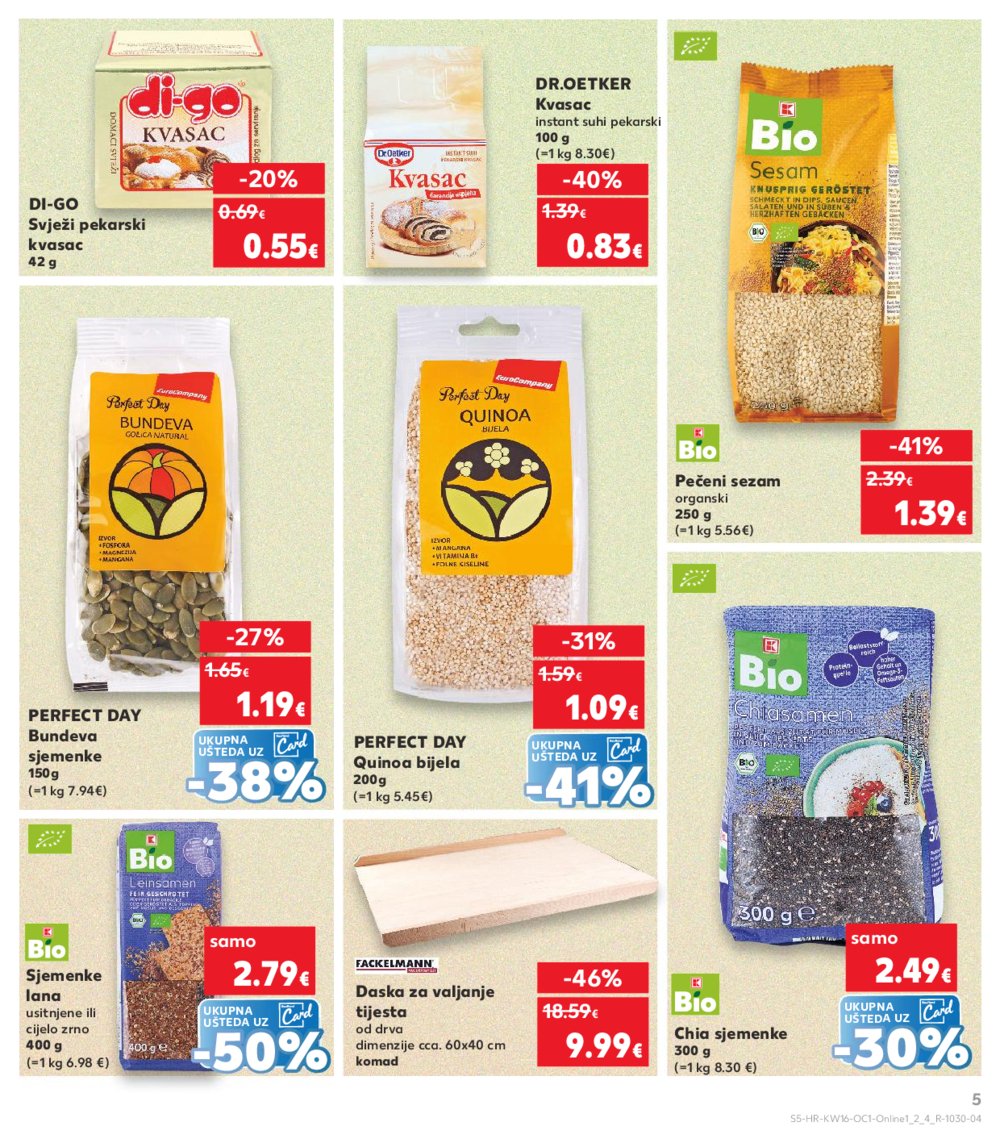 Kaufland katalog Kaufland Marke 16.04.-22.04.2025. Odabrane Poslovnice