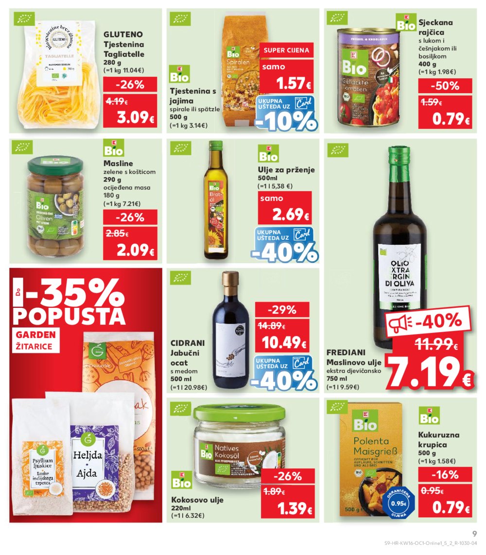 Kaufland katalog Kaufland Marke 16.04.-22.04.2025. Odabrane Poslovnice