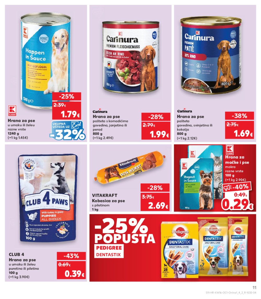 Kaufland katalog Kaufland Marke 16.04.-22.04.2025. Odabrane Poslovnice