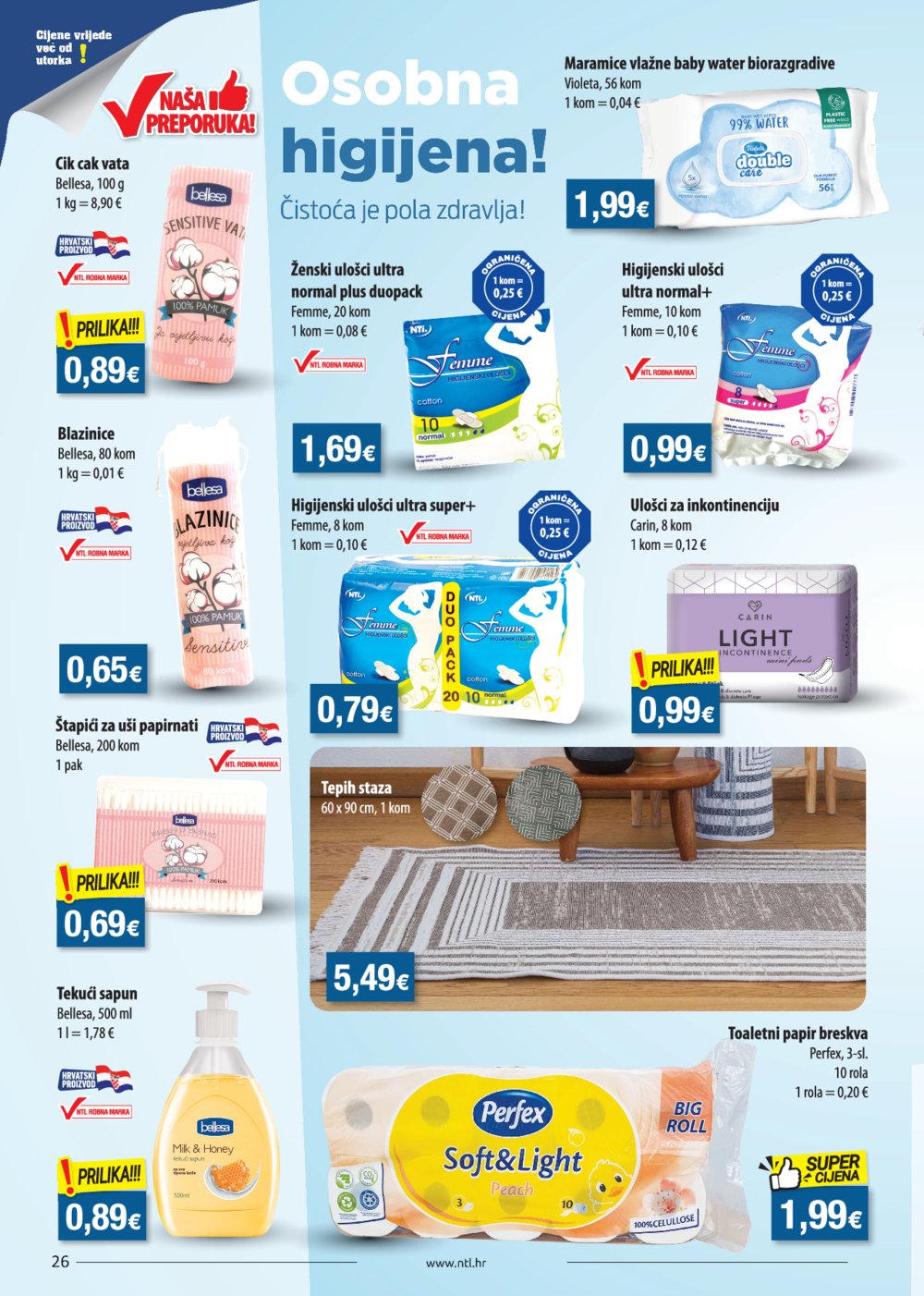 NTL Katalog Akcija 16.04.-22.04.2025. Istok