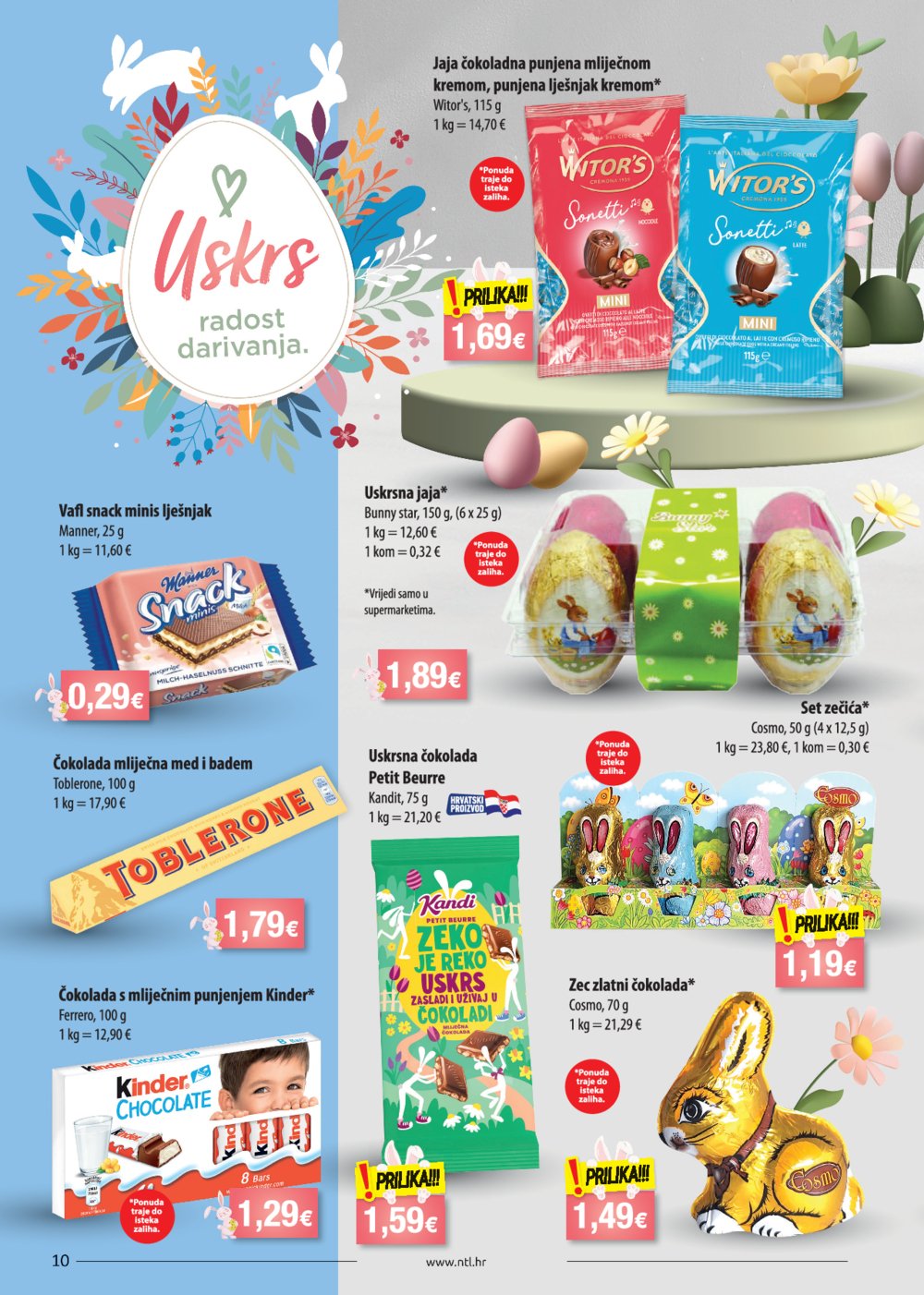 NTL Katalog Akcija 16.04.-22.04.2025. Istok