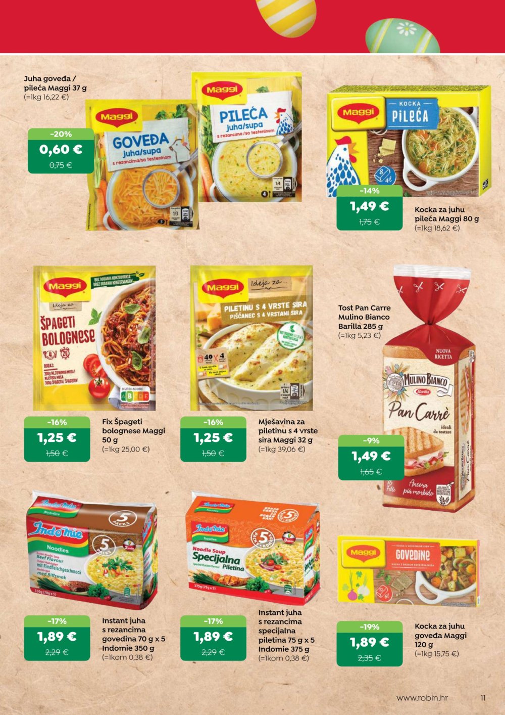 Robin katalog Akcija 16.04. - 30.04.2025.