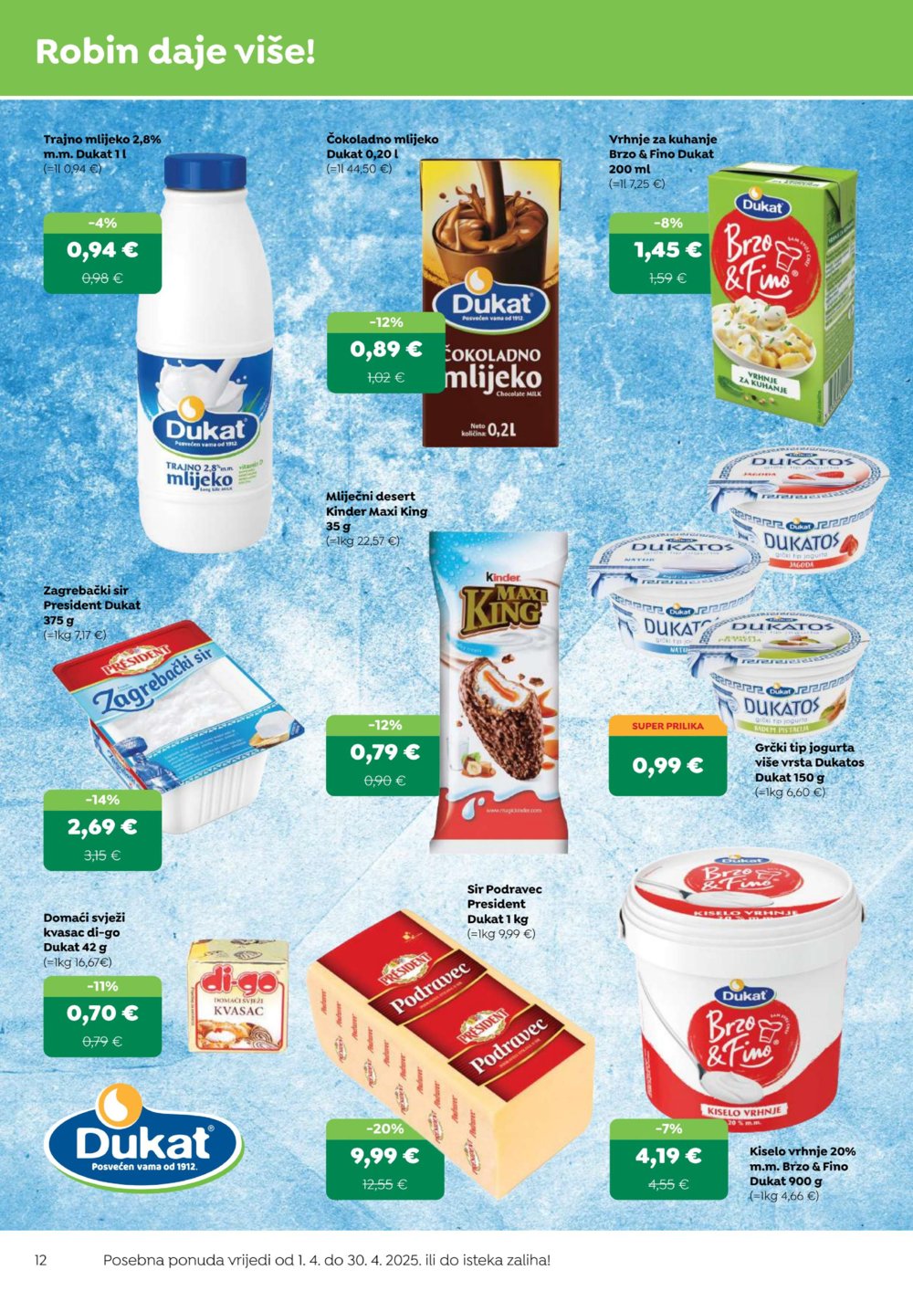 Robin katalog Akcija 16.04. - 30.04.2025.