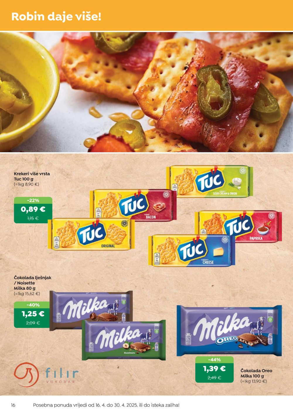 Robin katalog Akcija 16.04. - 30.04.2025.