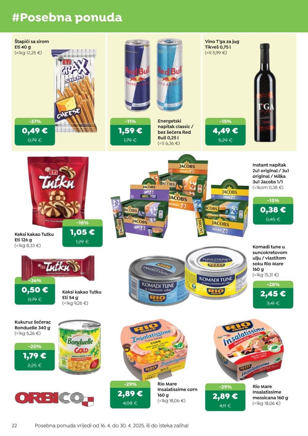 Robin katalog Akcija 16.04. - 30.04.2025.