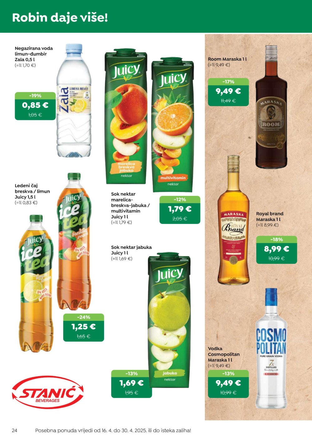 Robin katalog Akcija 16.04. - 30.04.2025.