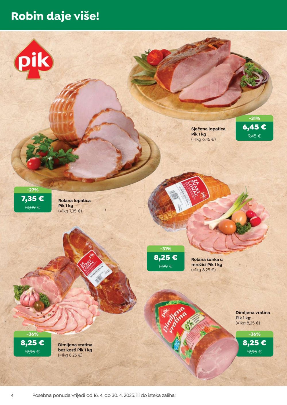 Robin katalog Akcija 16.04. - 30.04.2025.
