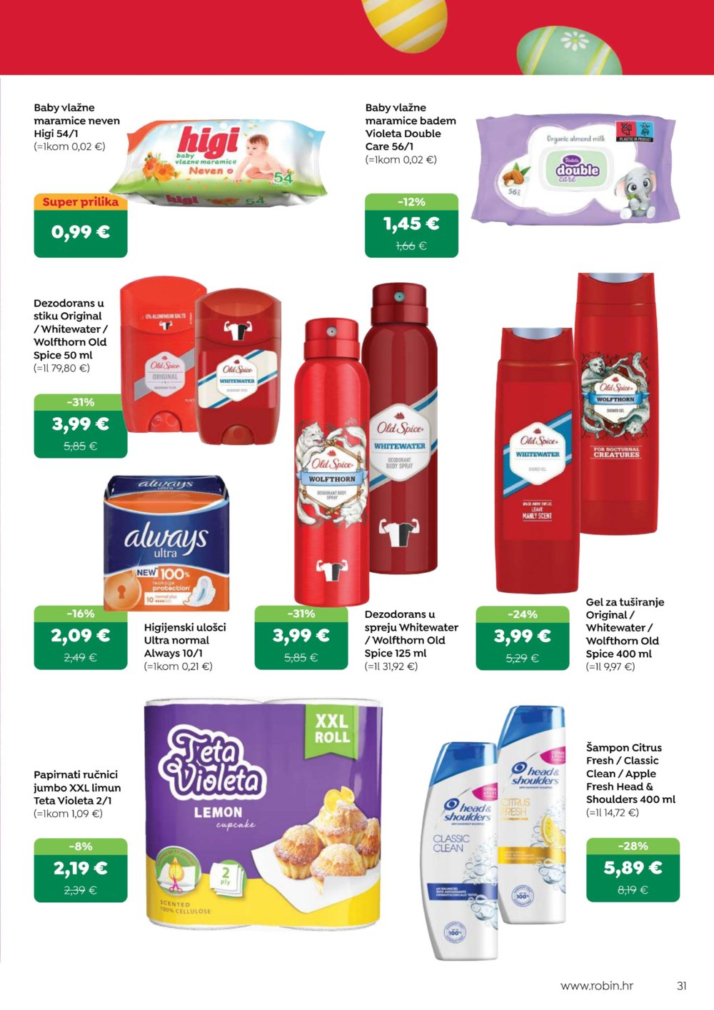 Robin katalog Akcija 16.04. - 30.04.2025.