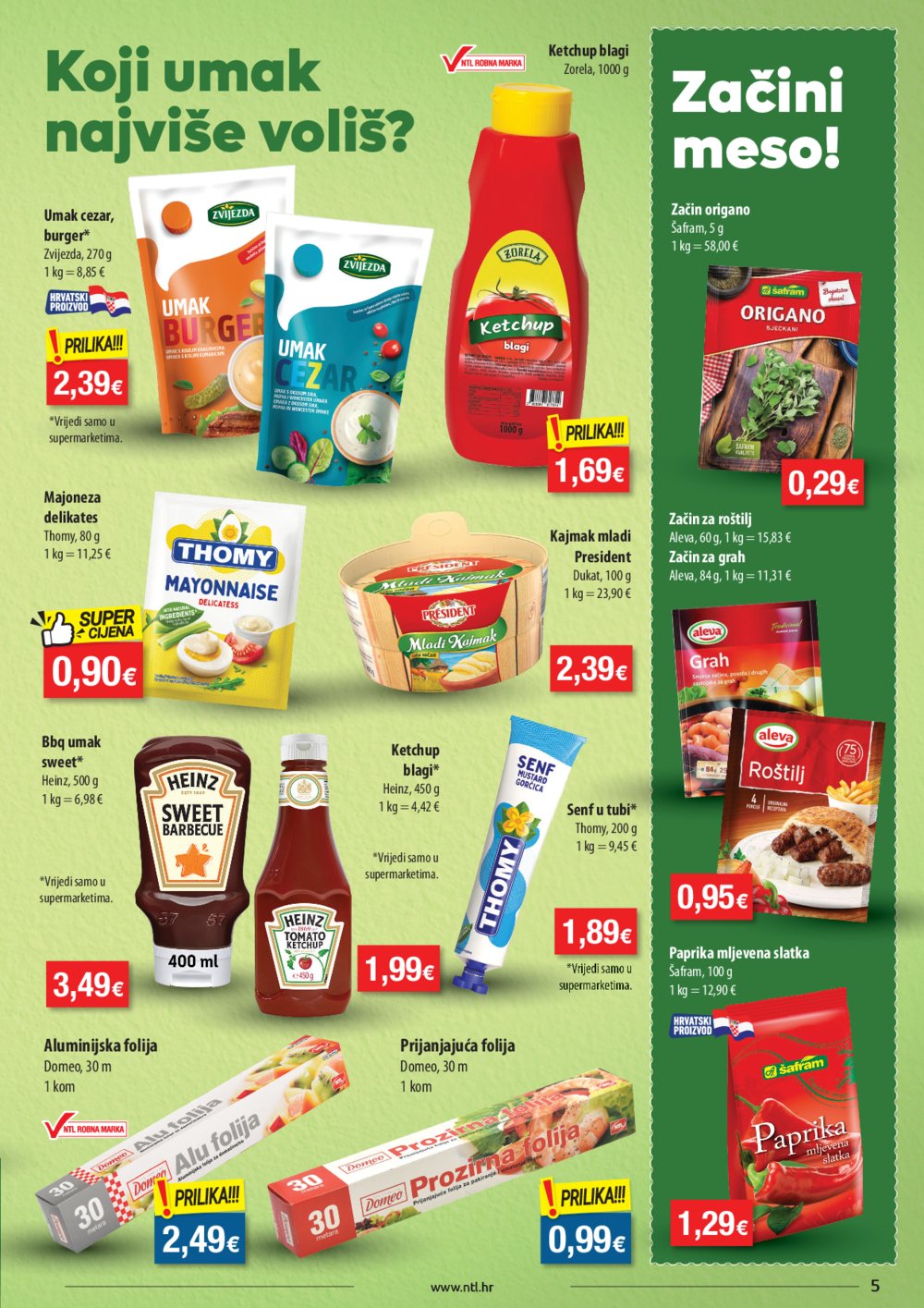 NTL Katalog Akcija 30.04.-06.05.2025. Sjever