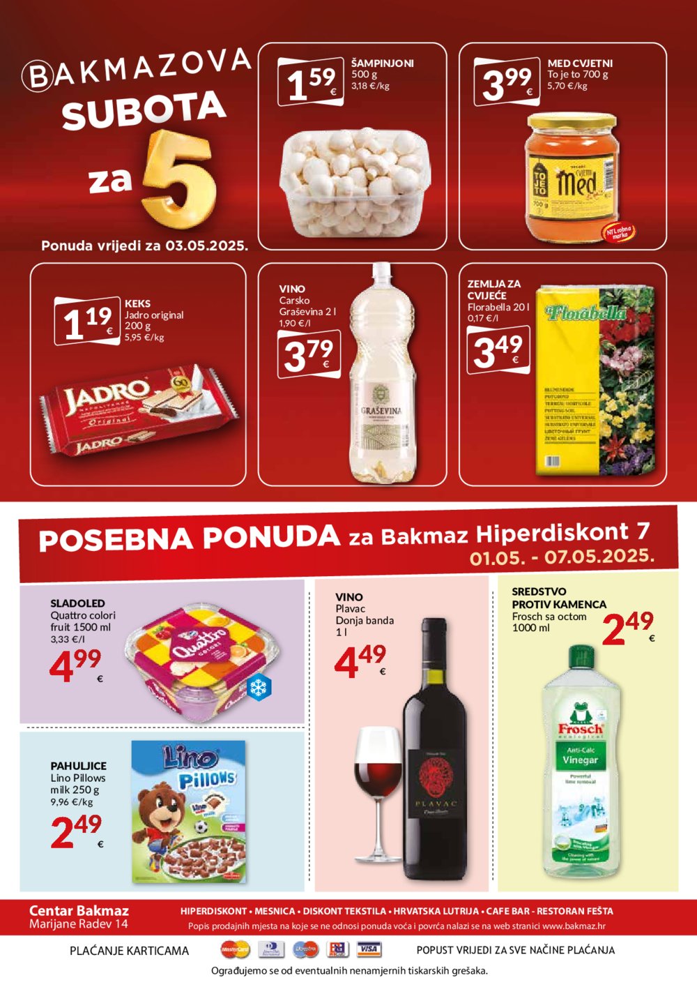 Bakmaz Katalog Akcija 1.5.-7.5.2025.