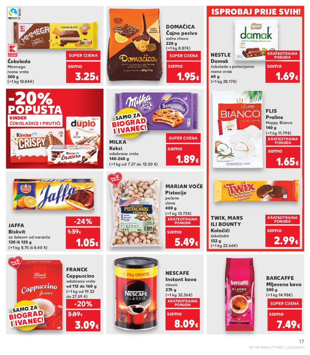 Kaufland katalog Akcija 30.04.-06.05.2025. Biograd na Moru