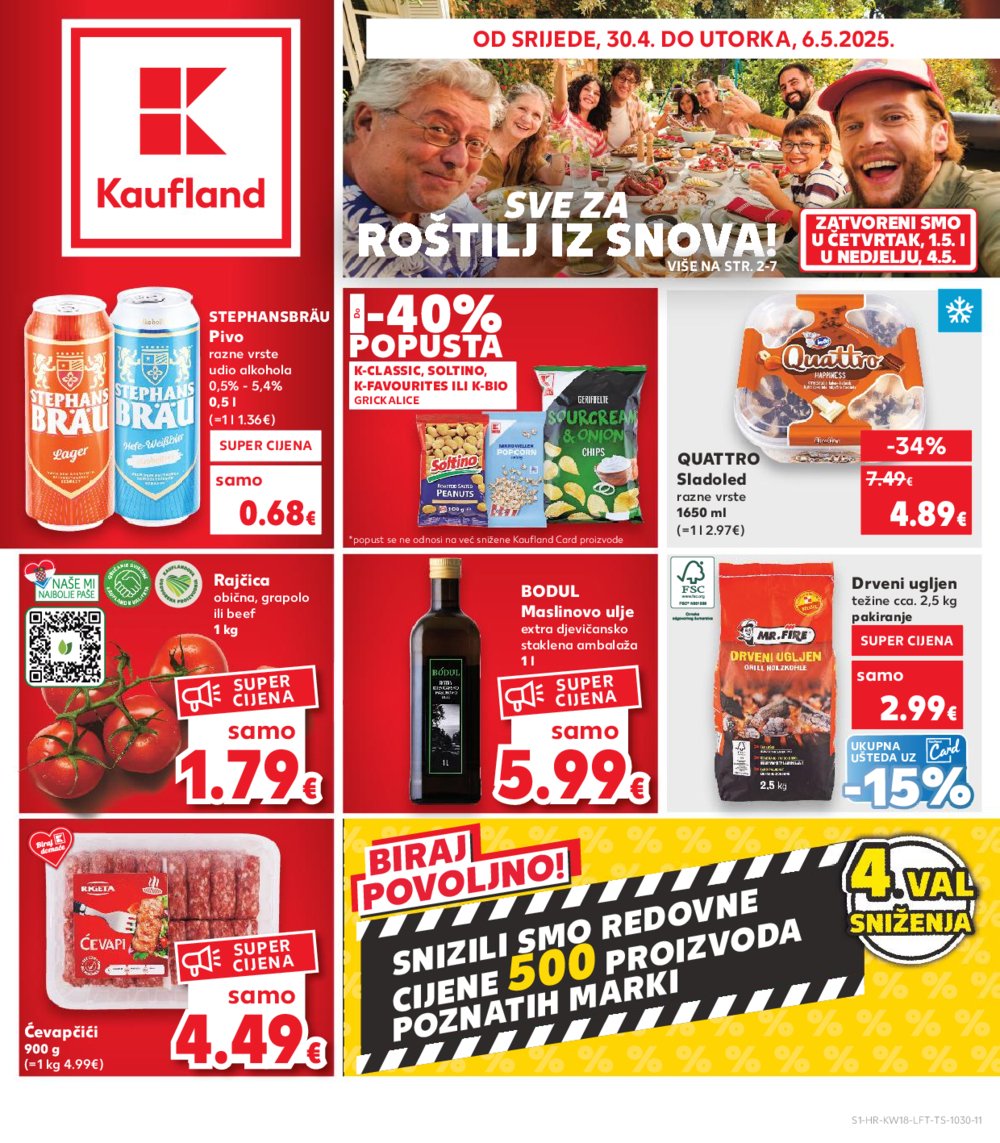 Kaufland katalog Akcija 30.04.-06.05.2025. Odabrane poslovnice