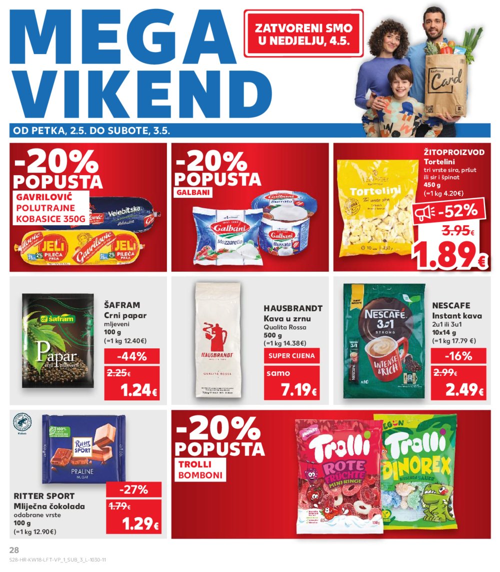 Kaufland katalog Akcija 30.04.-06.05.2025. Odabrane poslovnice