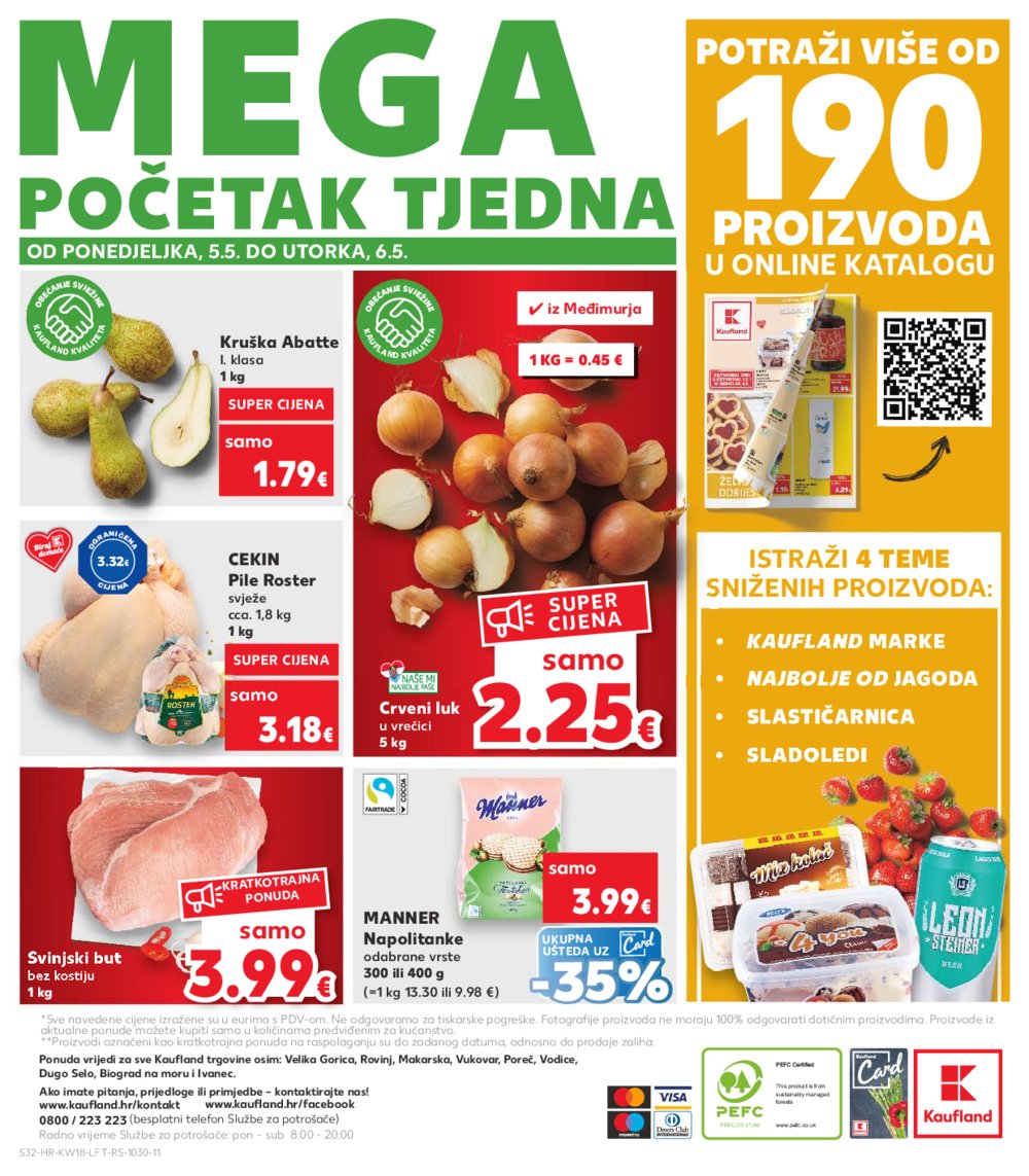 Kaufland katalog Akcija 30.04.-06.05.2025. Odabrane poslovnice