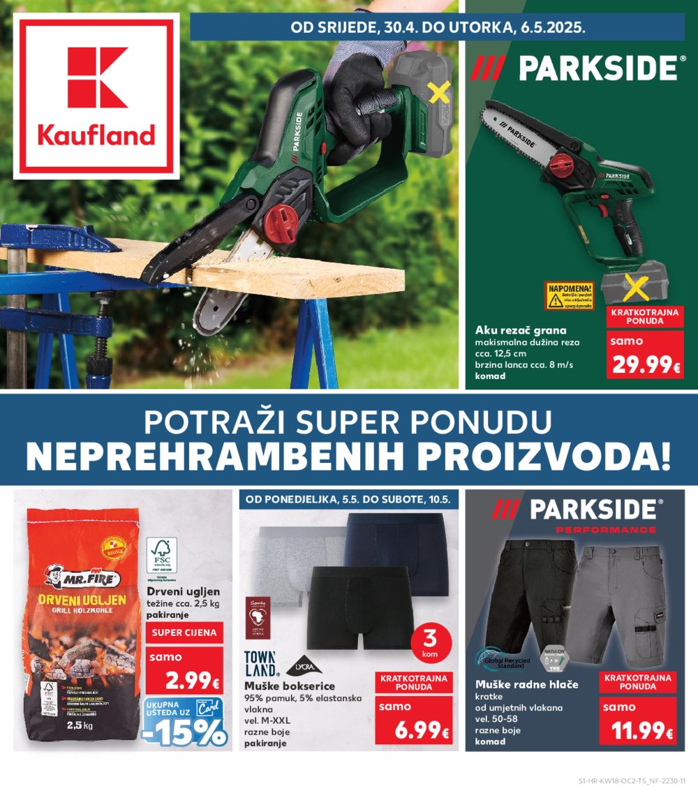 Kaufland katalog Neprehrambenih proizvoda 30.04.-06.05.2025. Ma, Po, Ro, VG, Vo, VU, DS, BnM, Iv