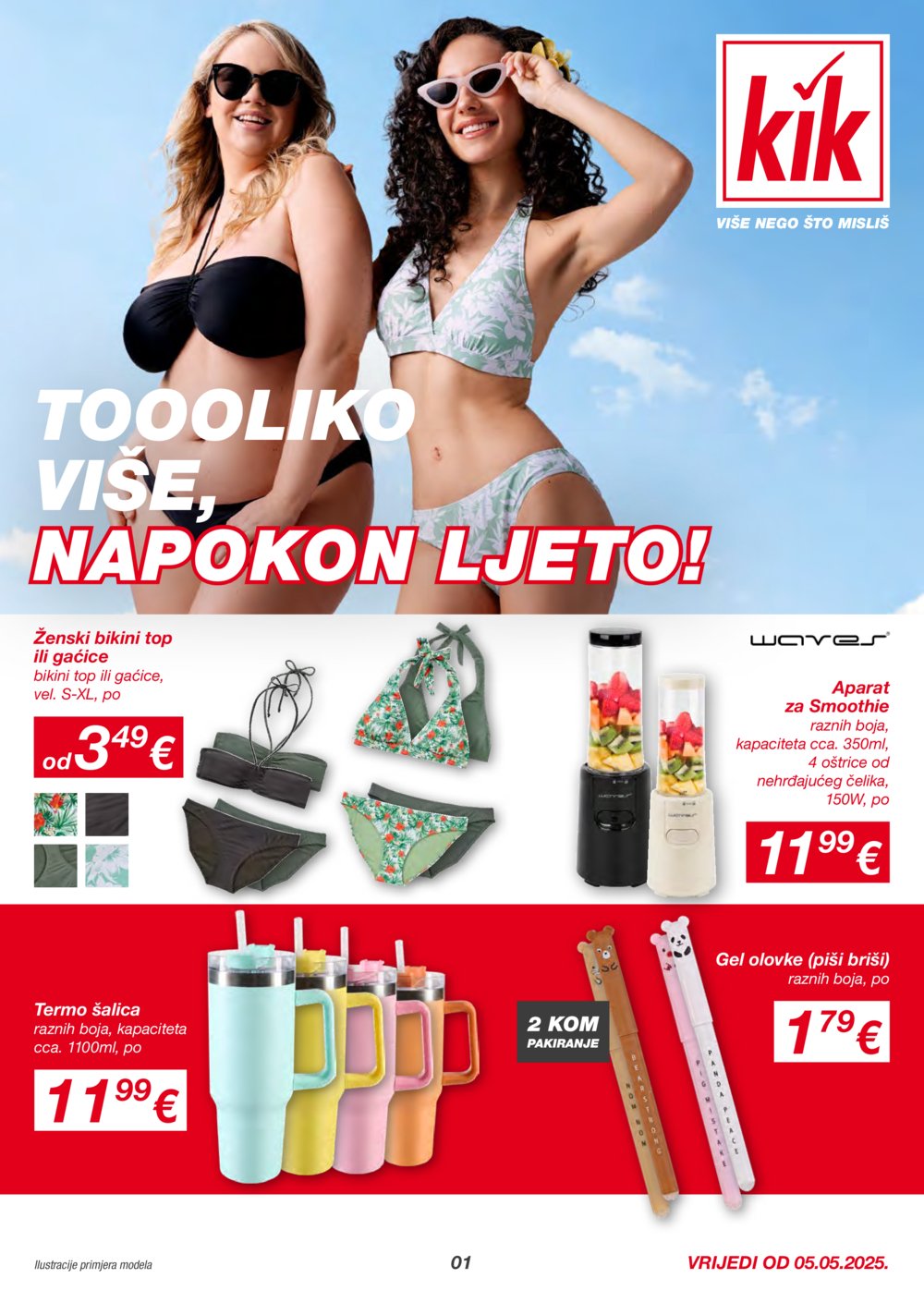 KiK katalog Napokon Ljeto 05.05.-11.05.2025.