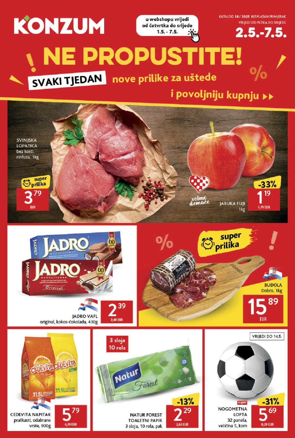 Konzum katalog Akcija 02.05.-07.05.2025.