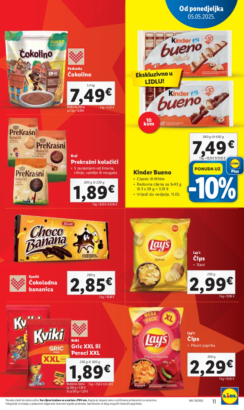 Lidl super ponuda od Ponedjeljka 05.05.-11.05.2025