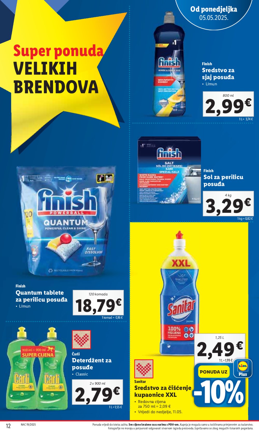 Lidl super ponuda od Ponedjeljka 05.05.-11.05.2025