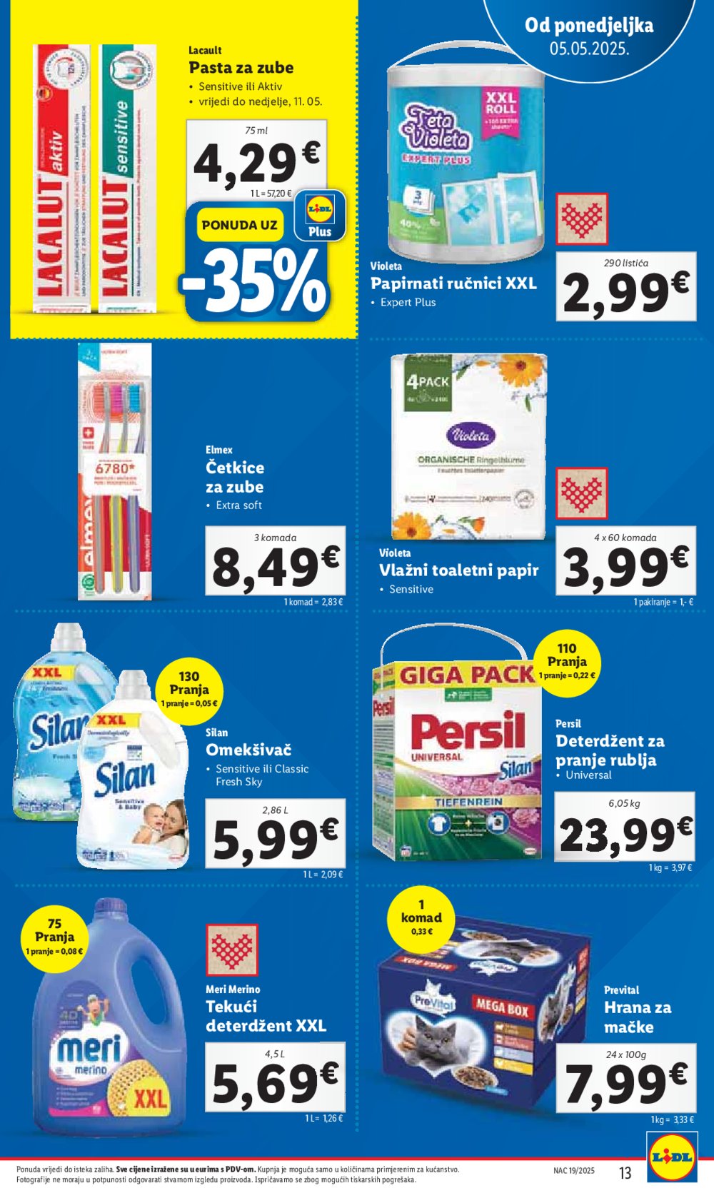 Lidl super ponuda od Ponedjeljka 05.05.-11.05.2025