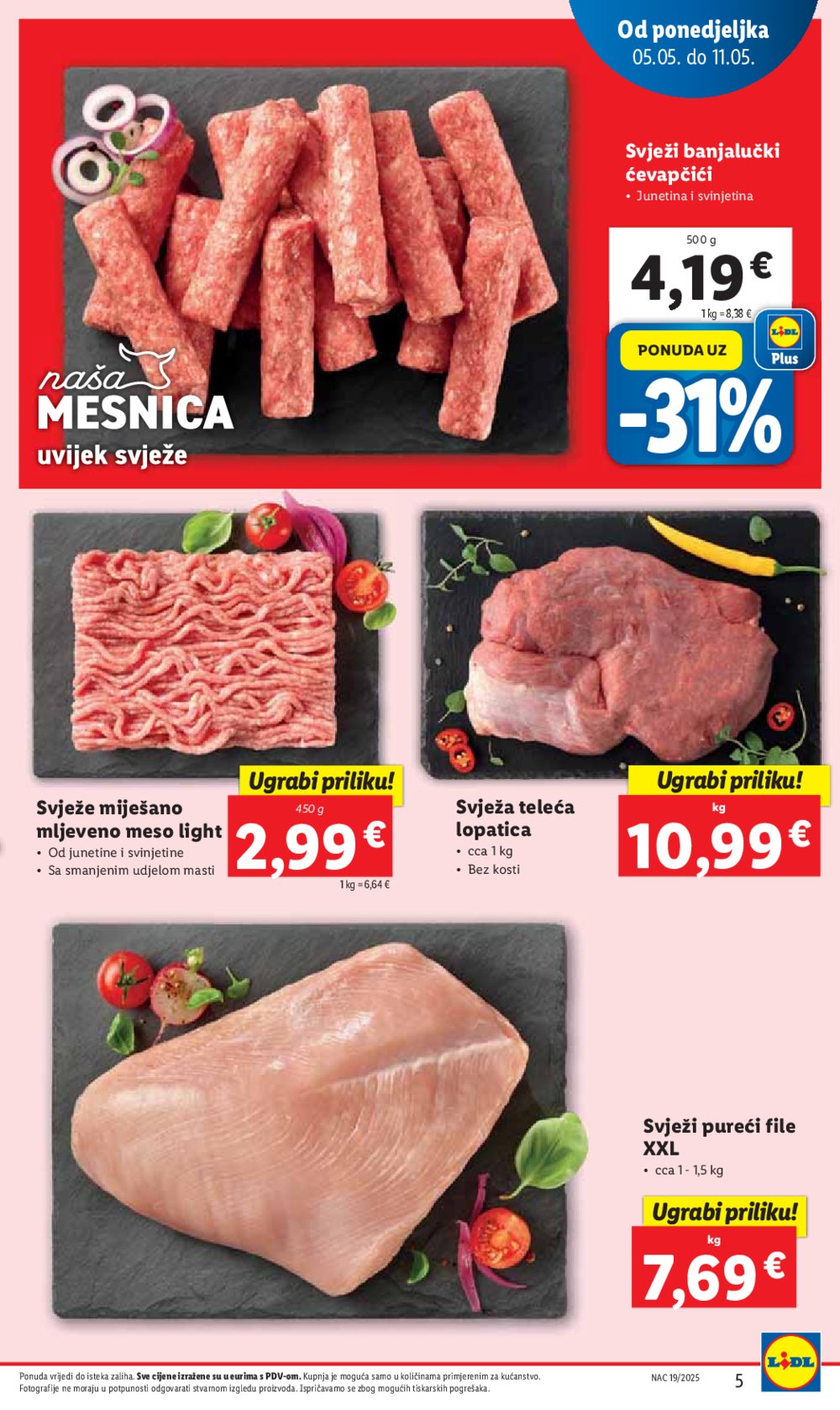 Lidl super ponuda od Ponedjeljka 05.05.-11.05.2025