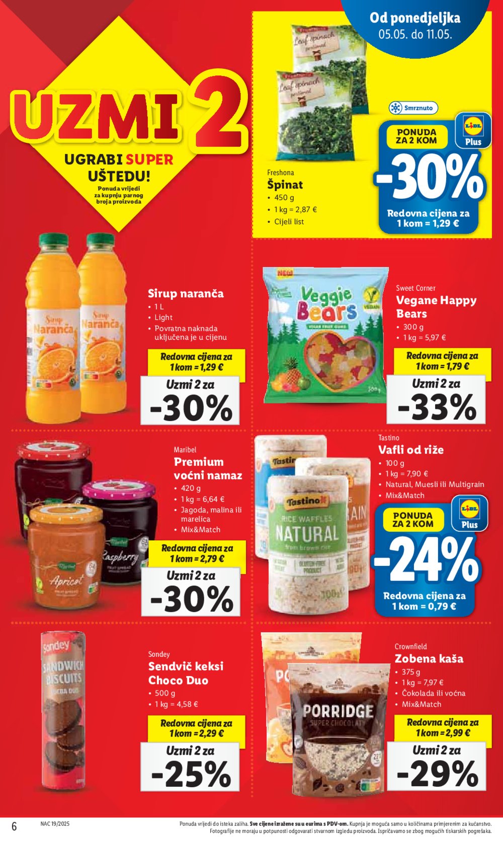 Lidl super ponuda od Ponedjeljka 05.05.-11.05.2025