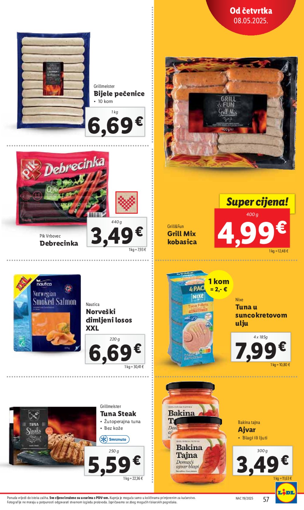 Lidl super ponuda od Ponedjeljka 05.05.-11.05.2025