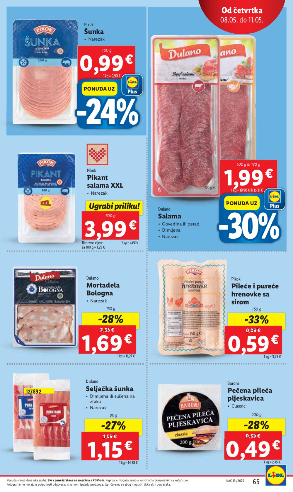Lidl super ponuda od Ponedjeljka 05.05.-11.05.2025