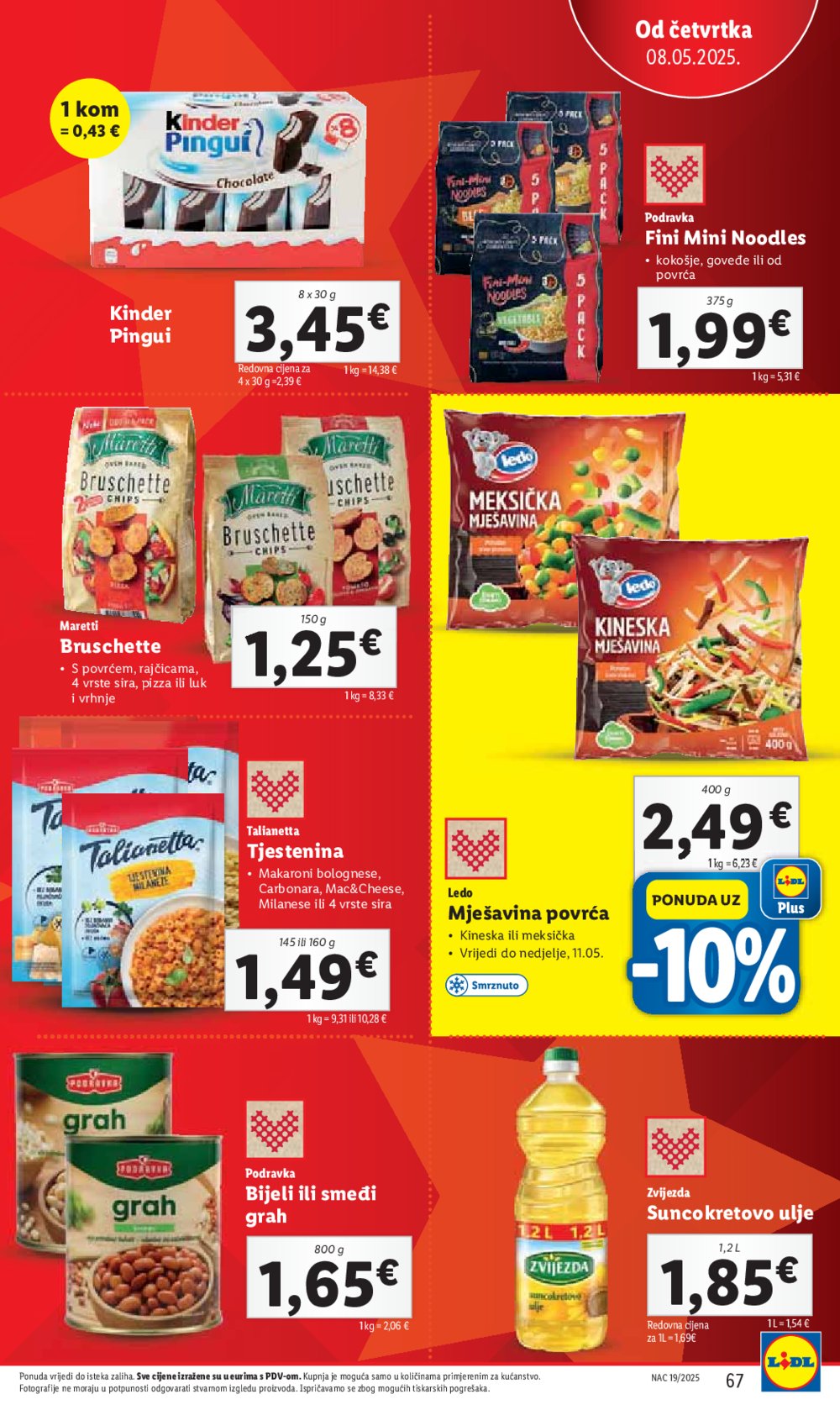Lidl super ponuda od Ponedjeljka 05.05.-11.05.2025