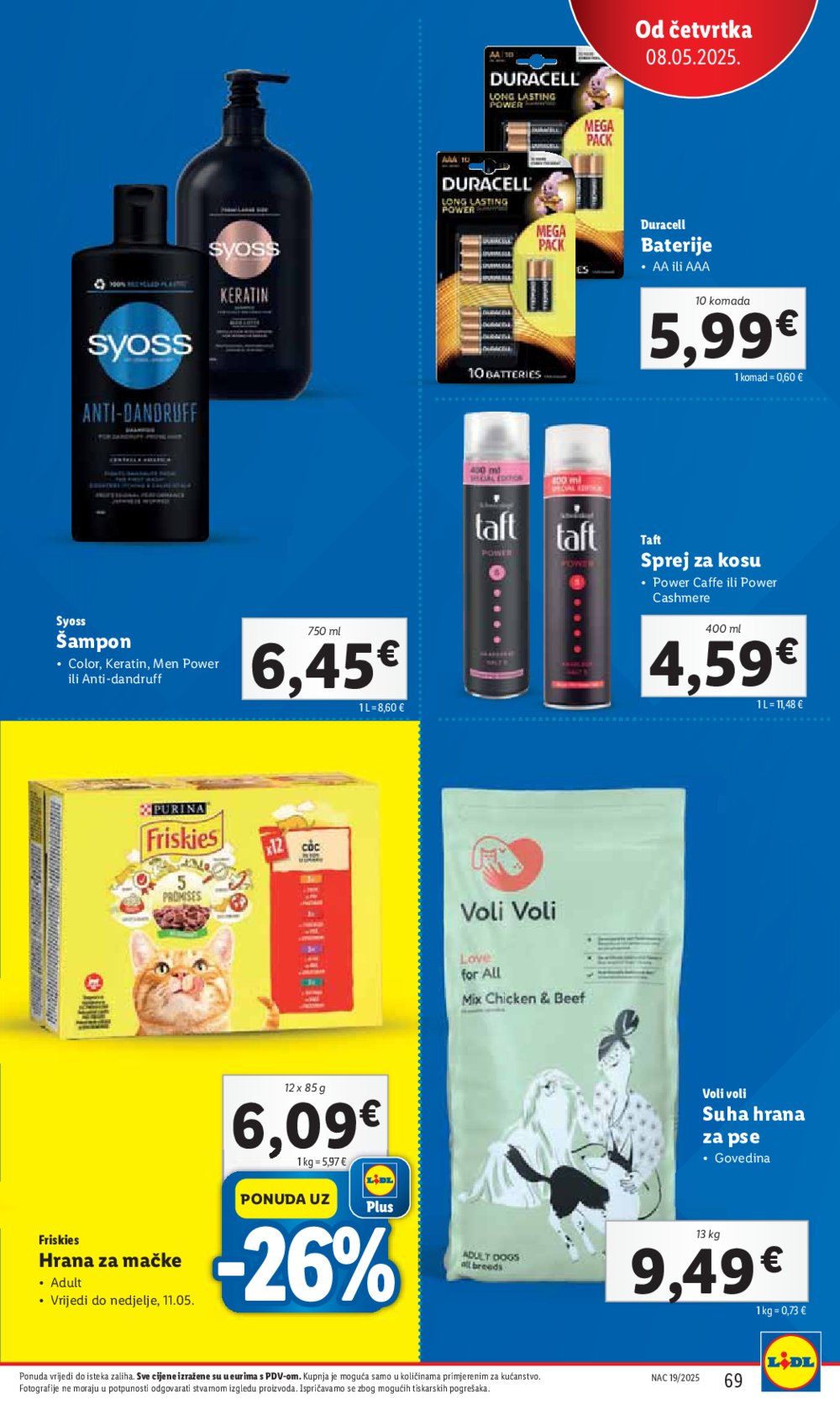 Lidl super ponuda od Ponedjeljka 05.05.-11.05.2025