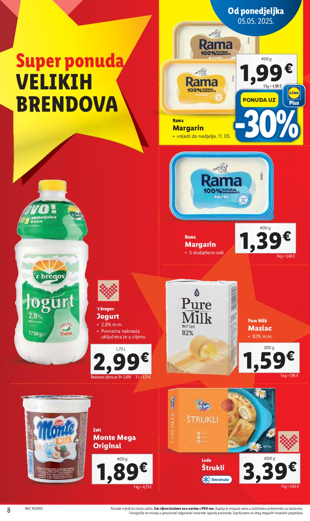 Lidl super ponuda od Ponedjeljka 05.05.-11.05.2025