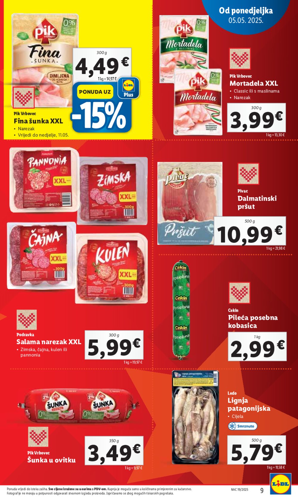 Lidl super ponuda od Ponedjeljka 05.05.-11.05.2025