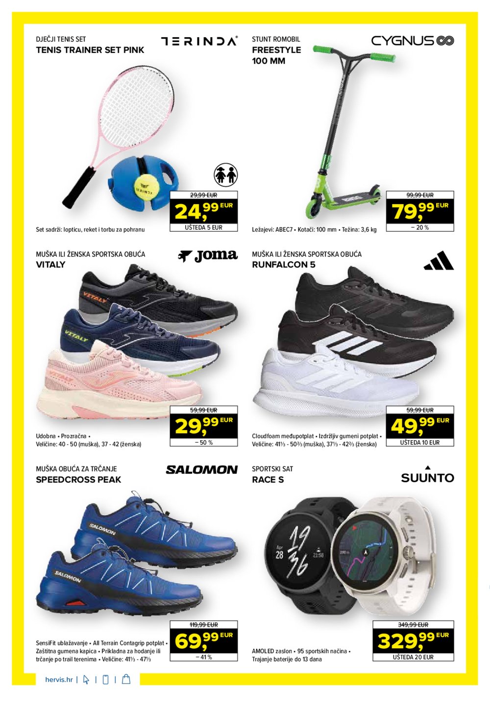 Hervis katalog Zajedno u prirodu 07.05.-13.05.2025. 