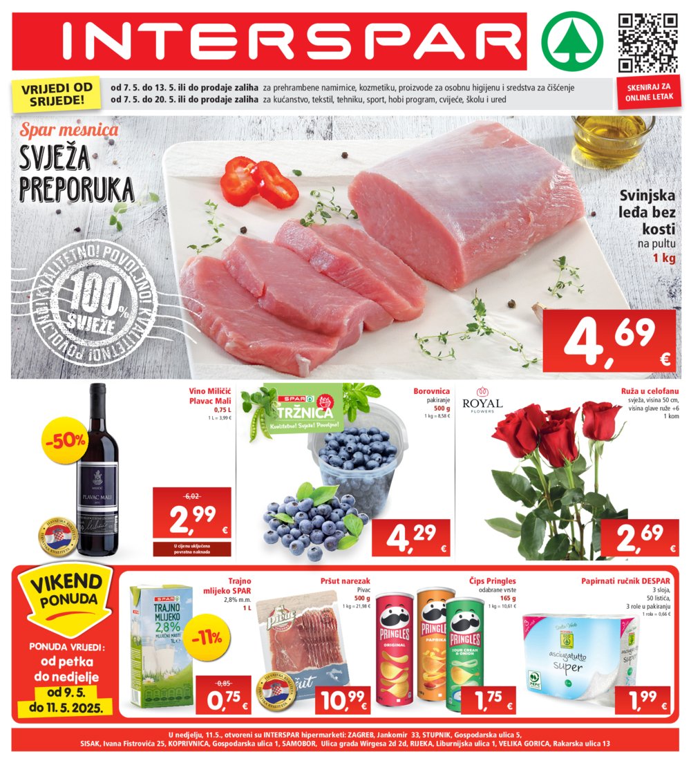 INTERSPAR katalog akcija 07.05.-13.05.2025.
