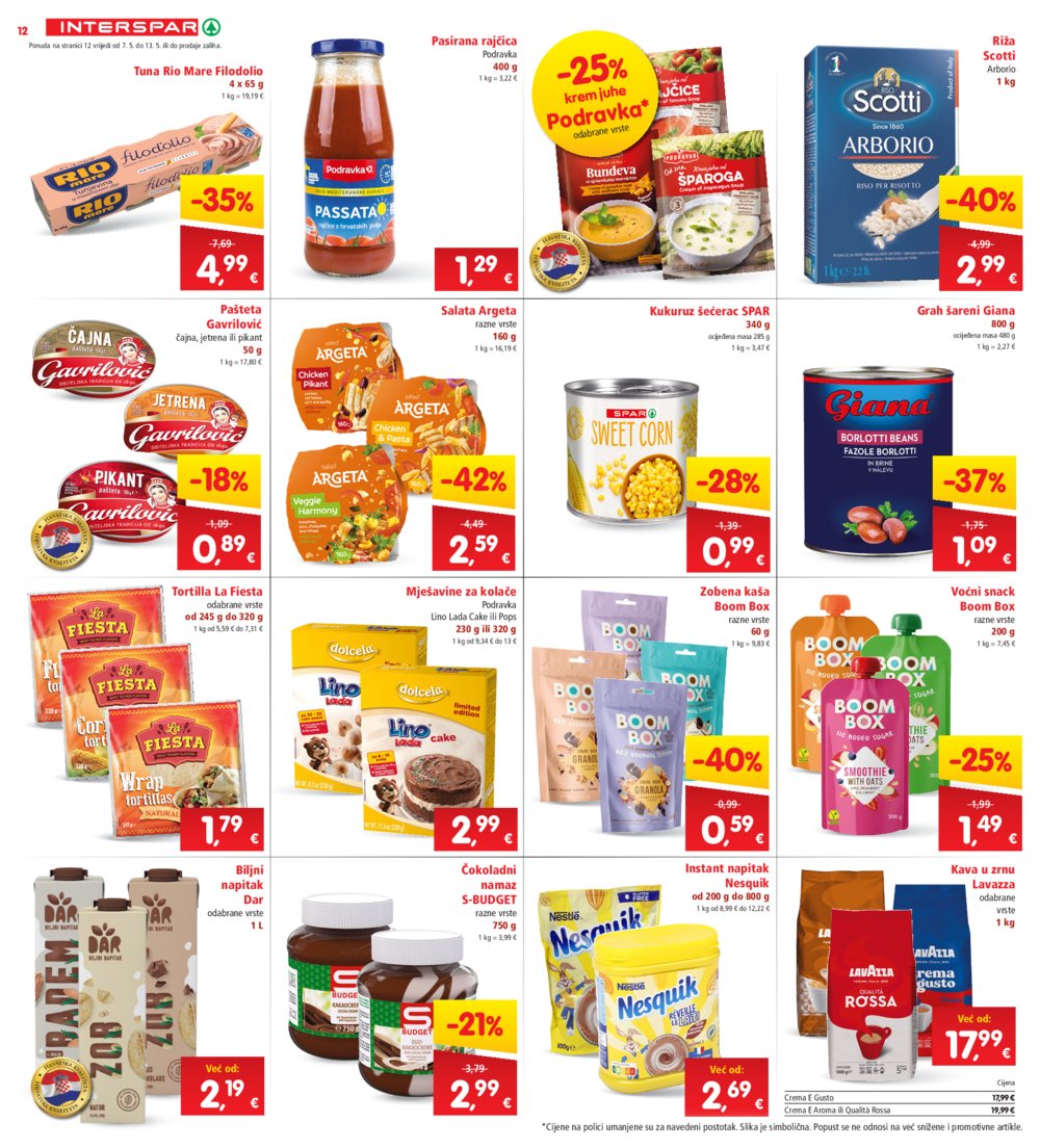 INTERSPAR katalog akcija 07.05.-13.05.2025.